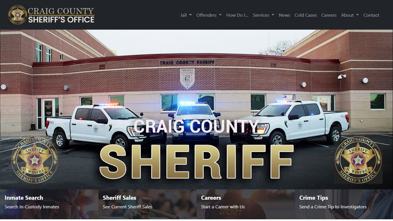 Craig County Sheriff's Office in Oklahoma