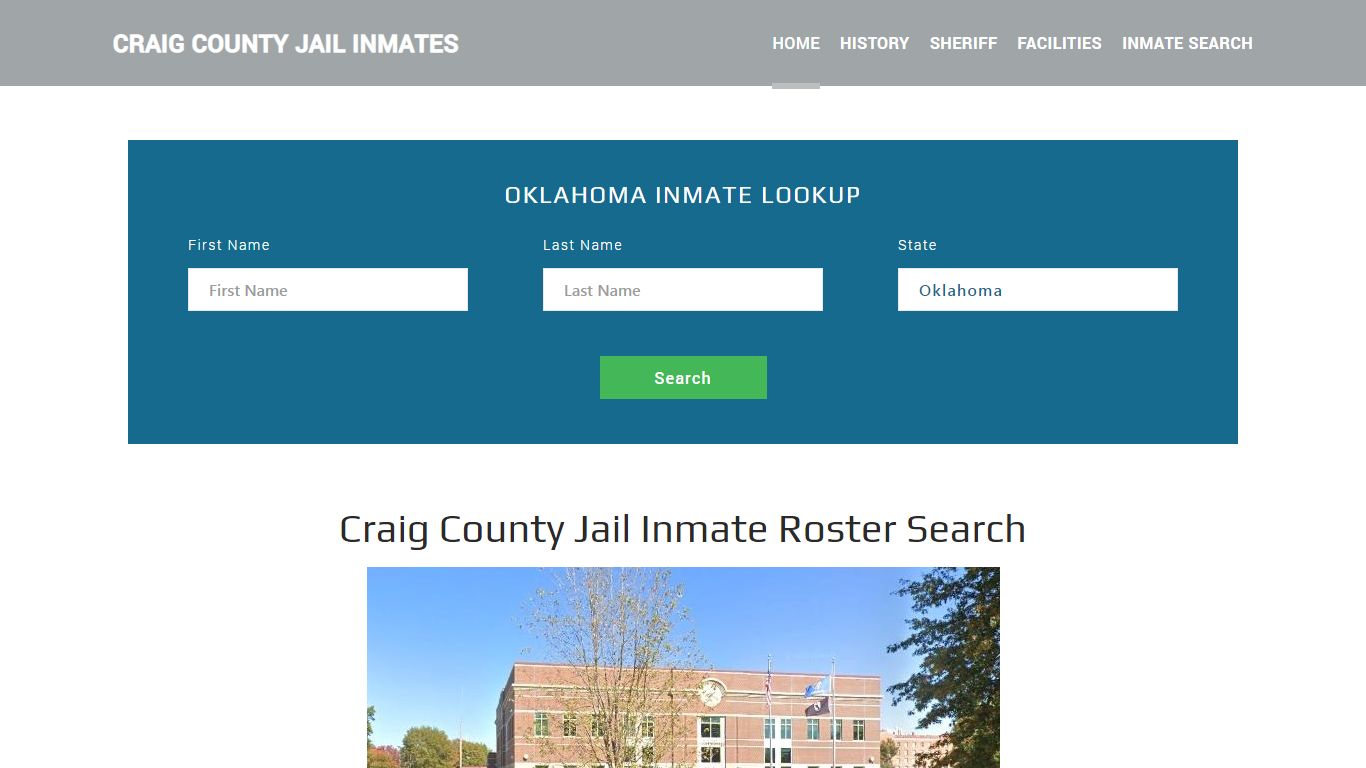 Craig County Jail Inmate Roster Lookup, Vinita, OK